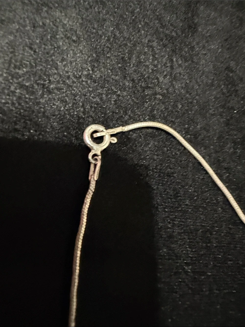 Delicate Sterling Silver Celtic-Style Pendant Necklace for Women